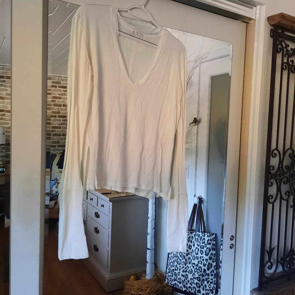 Free People White V neck M